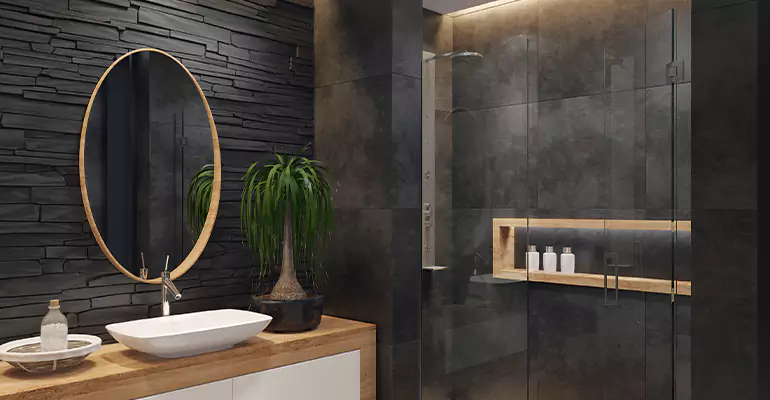 Bathroom Floor Tile Remodel in Stockton