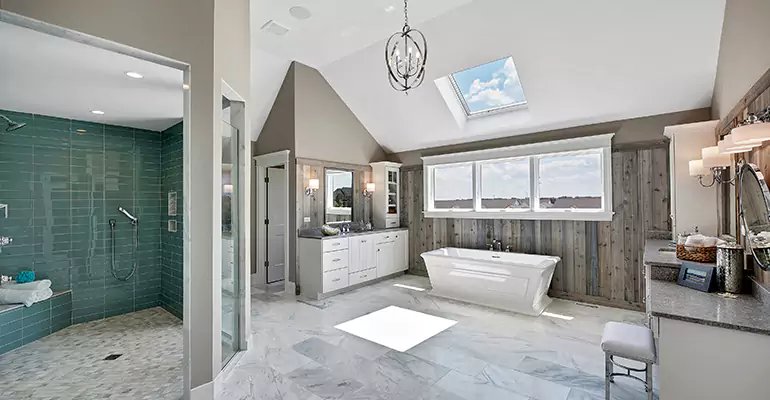 Guest Bathroom Flooring Remodel in Stockton