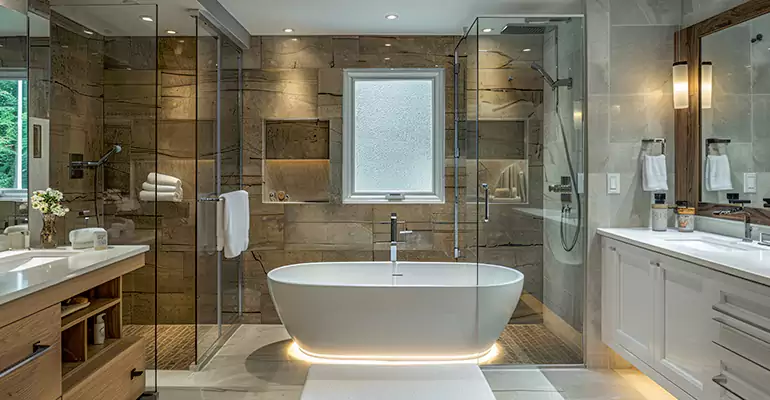 Master Suite Bathroom Remodel in Stockton, KS