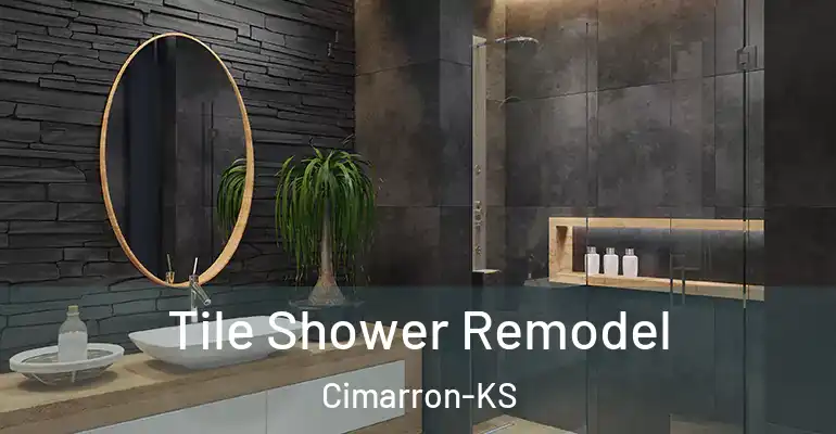 inner Bathroom imggen Tile Shower Remodel Cimarron-KS