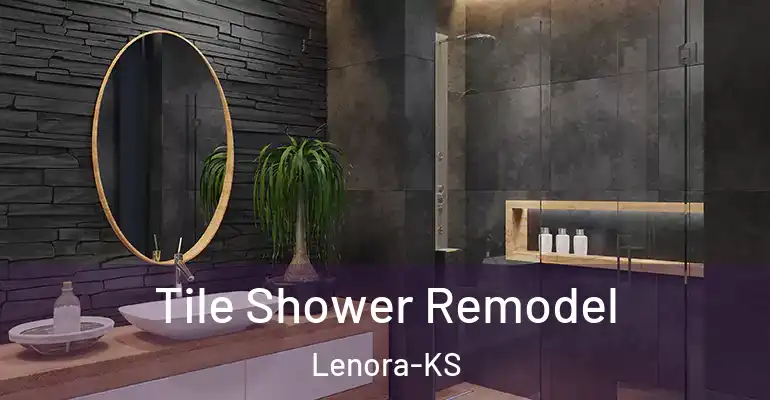 inner Bathroom imggen Tile Shower Remodel Lenora-KS