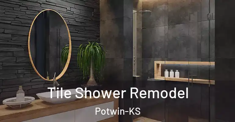 inner Bathroom imggen Tile Shower Remodel Potwin-KS